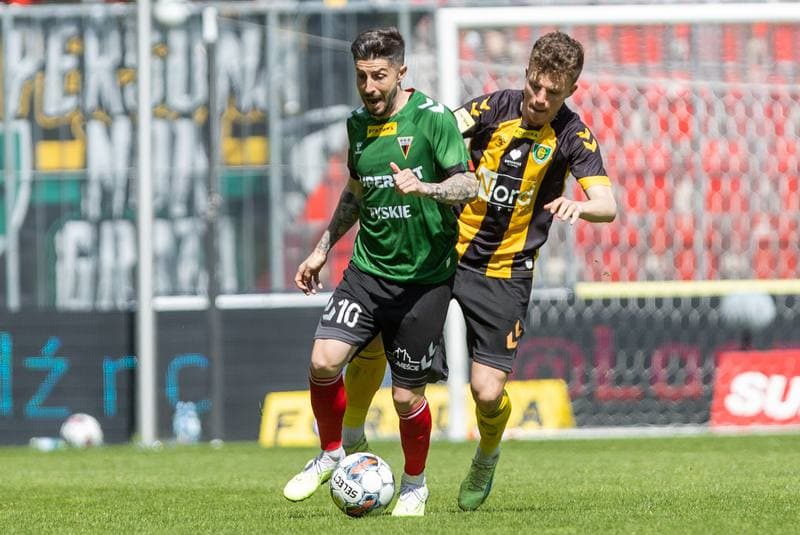 Football. Fortuna I Liga. GKS Tychy - GKS Katowice. 23.04.2023