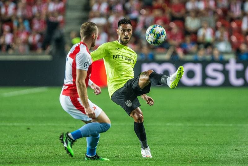 Football. UEFA Champions League. Slavia Prague - CFR Cluj. 28.08.2019