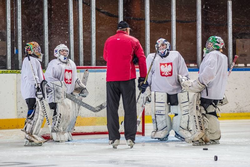 Ice Hockey. Poland national team. Training. 05.09.2019