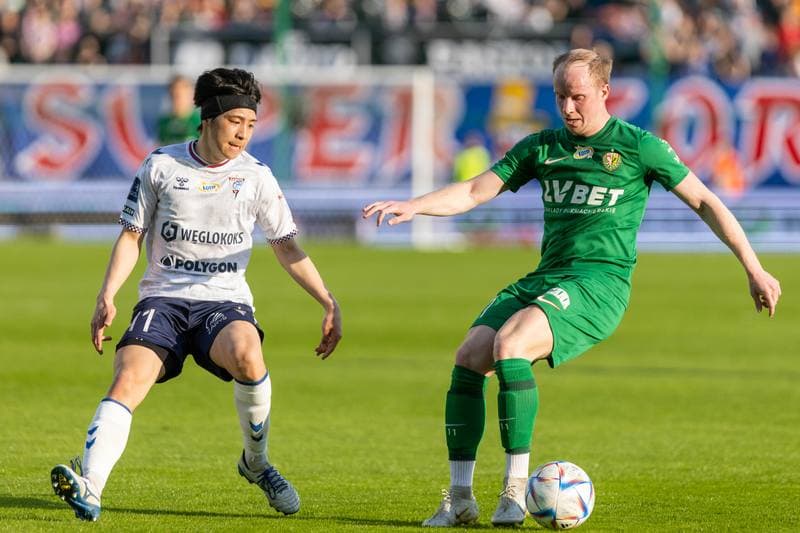 Football. PKO BP Ekstraklasa. Gornik Zabrze - Slask Wroclaw. 23.04.2023