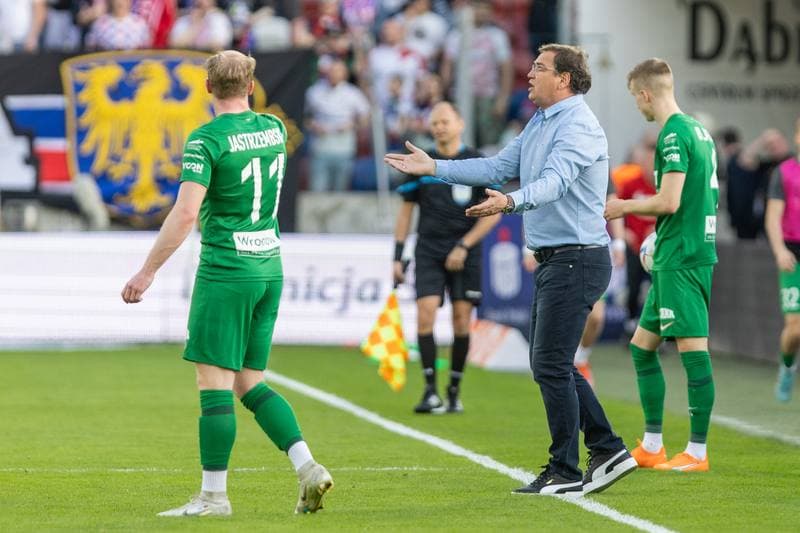 Football. PKO BP Ekstraklasa. Gornik Zabrze - Slask Wroclaw. 23.04.2023