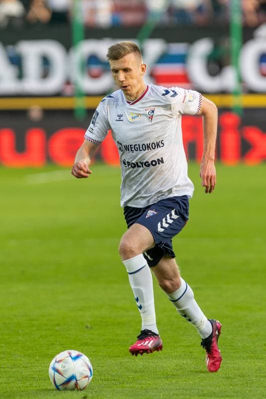 Football. PKO BP Ekstraklasa. Gornik Zabrze - Slask Wroclaw. 23.04.2023