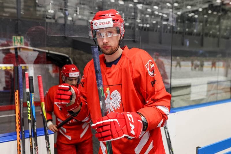 Ice Hockey. Poland national team. Training. 24.04.2023