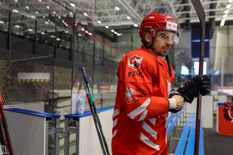 Ice Hockey. Poland national team. Training. 24.04.2023