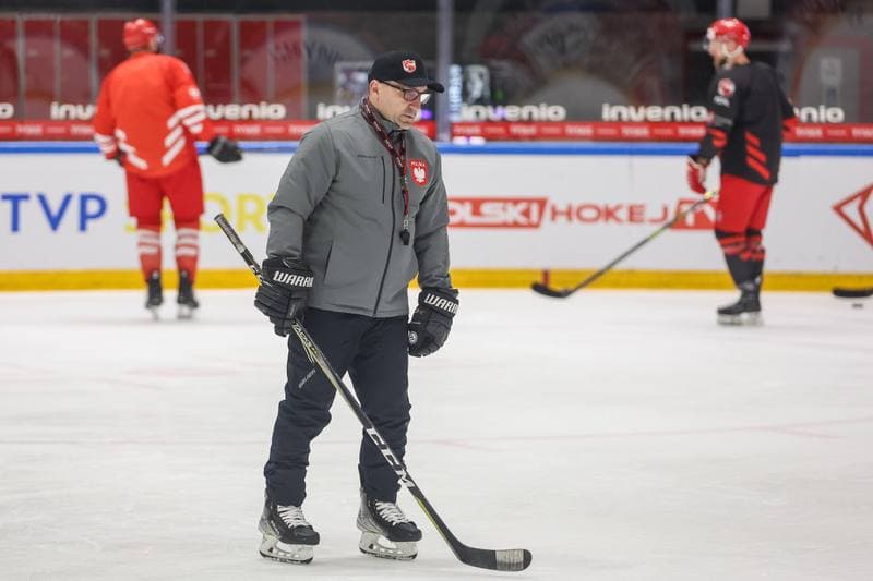Ice Hockey. Poland national team. Training. 24.04.2023