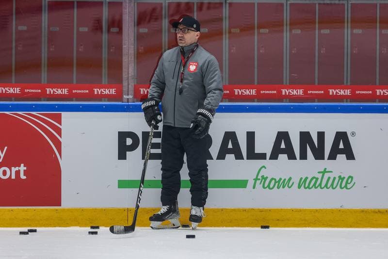 Ice Hockey. Poland national team. Training. 24.04.2023