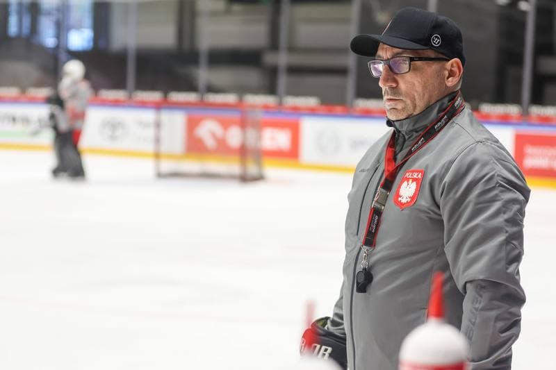 Ice Hockey. Poland national team. Training. 24.04.2023