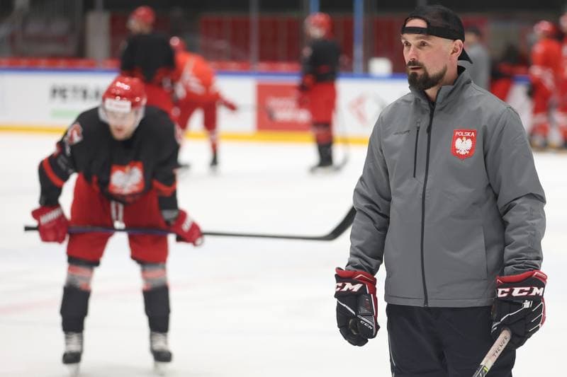Ice Hockey. Poland national team. Training. 24.04.2023