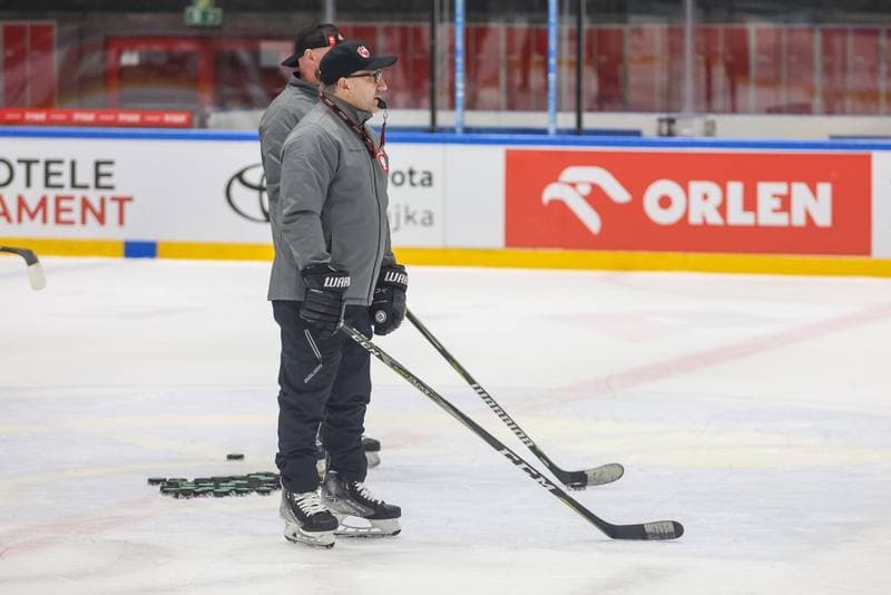 Ice Hockey. Poland national team. Training. 24.04.2023