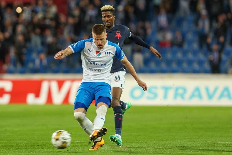 Football. Fortuna:Liga. Banik Ostrava - Slavia Prague. 25.04.2023