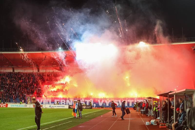 Football. Fortuna:Liga. Banik Ostrava - Slavia Prague. 25.04.2023