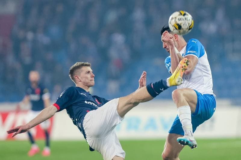 Football. Fortuna:Liga. Banik Ostrava - Slavia Prague. 25.04.2023