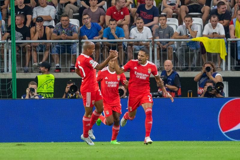 Football. UEFA Champions League. Dynamo Kyiv - Benfica. 17.08.2022