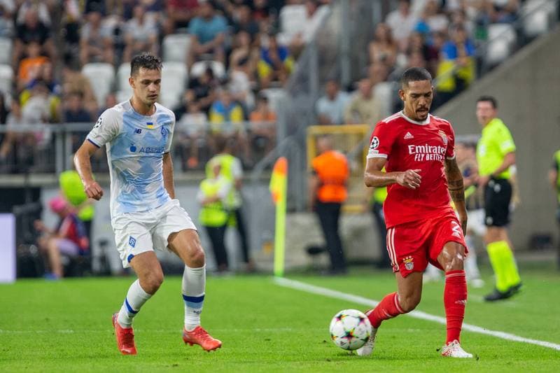 Football. UEFA Champions League. Dynamo Kyiv - Benfica. 17.08.2022