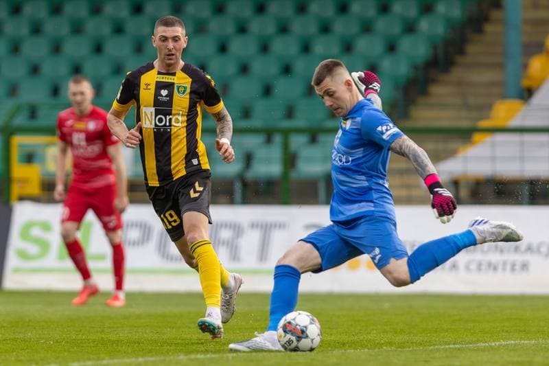 Football. Fortuna I Liga. GKS Katowice - Skra Czestochowa. 28.04.2023
