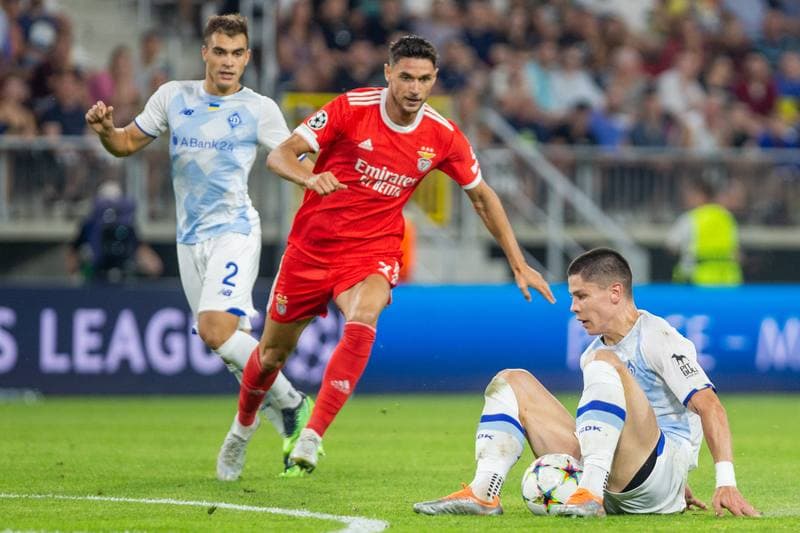 Football. UEFA Champions League. Dynamo Kyiv - Benfica. 17.08.2022