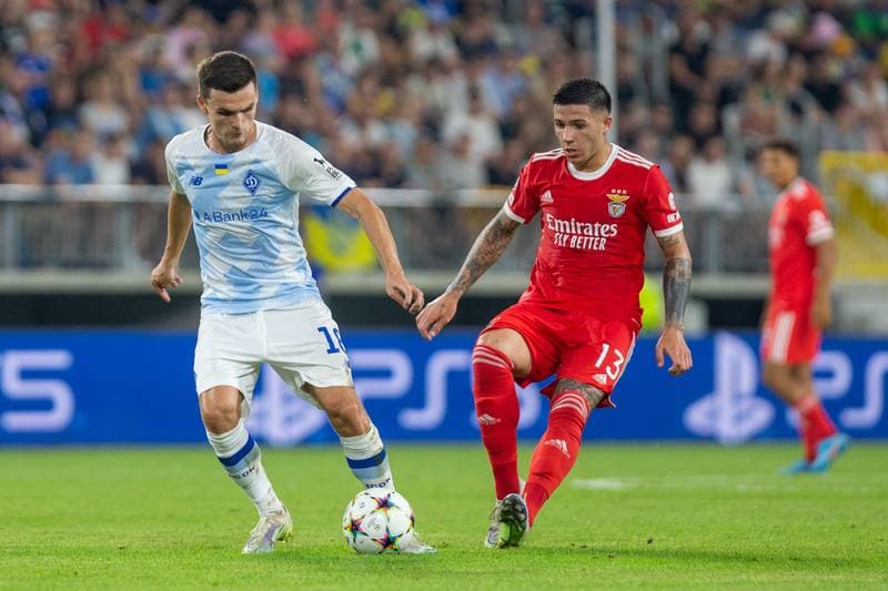 Football. UEFA Champions League. Dynamo Kyiv - Benfica. 17.08.2022
