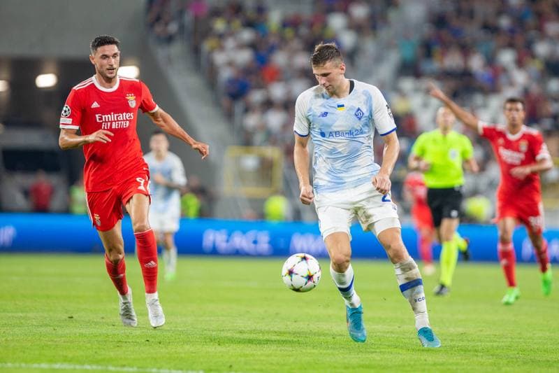 Football. UEFA Champions League. Dynamo Kyiv - Benfica. 17.08.2022
