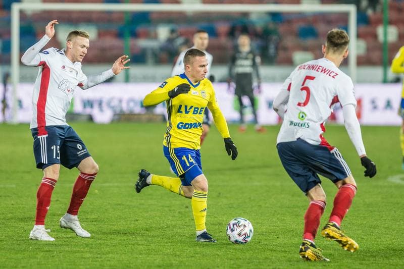 Football. PKO BP Ekstraklasa. Gornik Zabrze - Arka Gdynia. 14.02.2020
