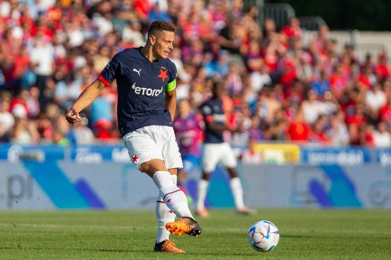 Football. UEFA Conference League. Rakow Czestochowa - Slavia Prague. 18.08.2022