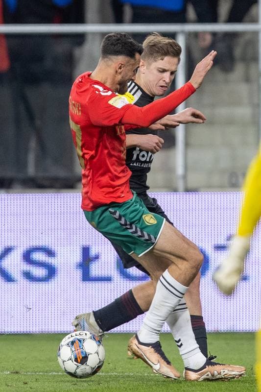 Football. Fortuna I Liga. Zaglebie Sosnowiec - LKS Lodz. 28.04.2023