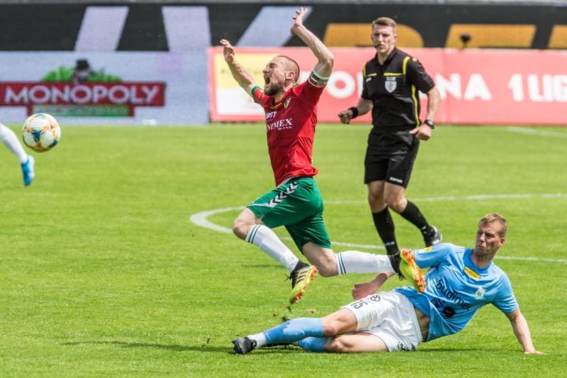 Football. Fortuna I Liga. Zaglebie Sosnowiec - Stomil Olsztyn. 07.06.2020