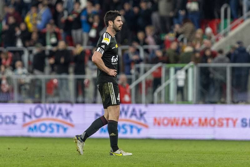Football. Fortuna I Liga. Zaglebie Sosnowiec - LKS Lodz. 28.04.2023