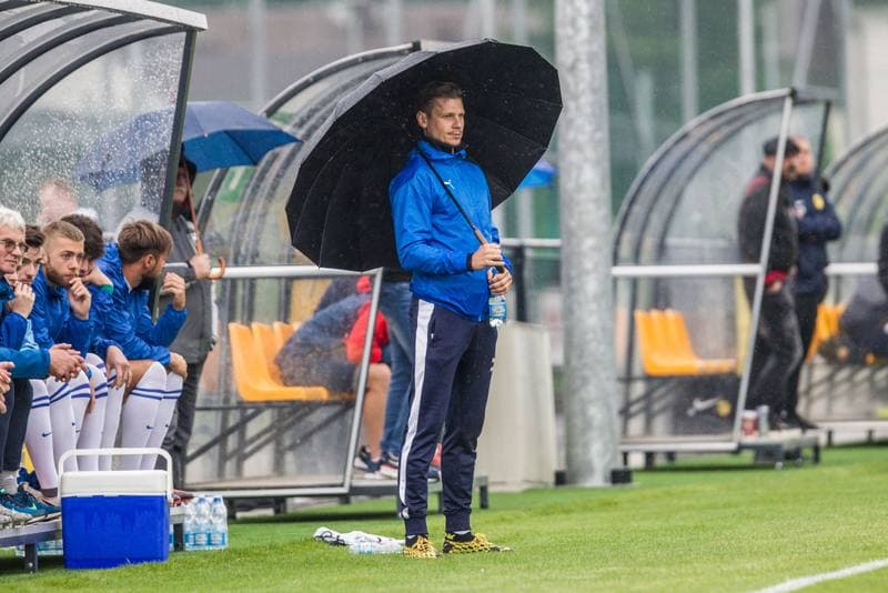 Football. Sparing. LKS Goczalkowice Zdroj - Wieczysta Krakow. 11.07.2020