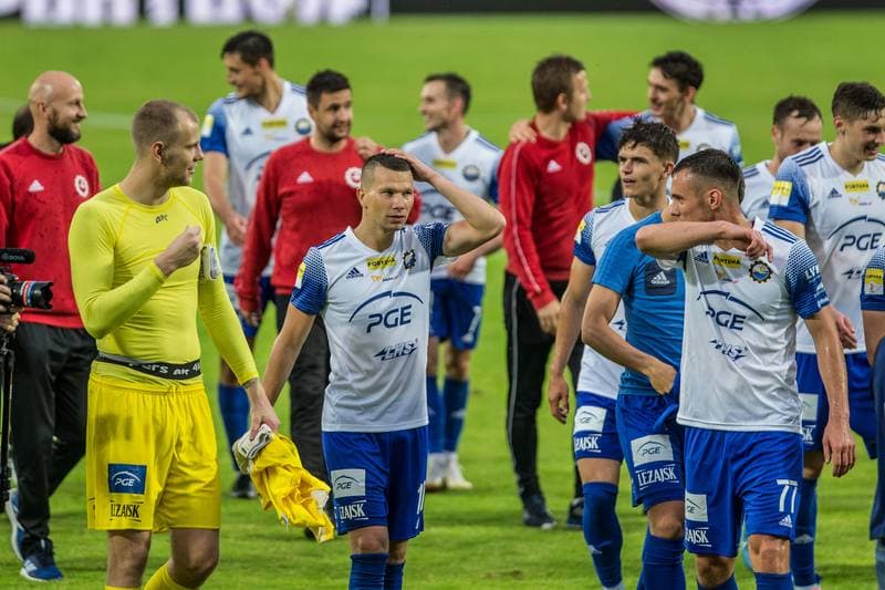 Football. Fortuna I Liga. Zaglebie Sosnowiec - Stal Mielec. 17.07.2020
