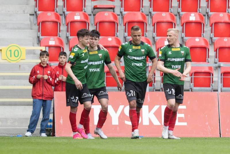 Football. Fortuna I Liga. GKS Tychy - Gornik Leczna. 29.04.2023