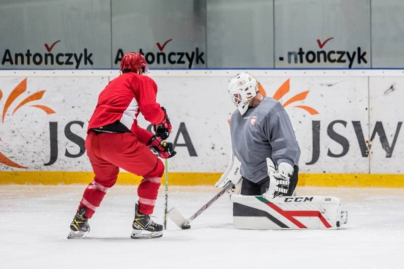 Ice Hockey. Poland national team. Training. 02.11.2020