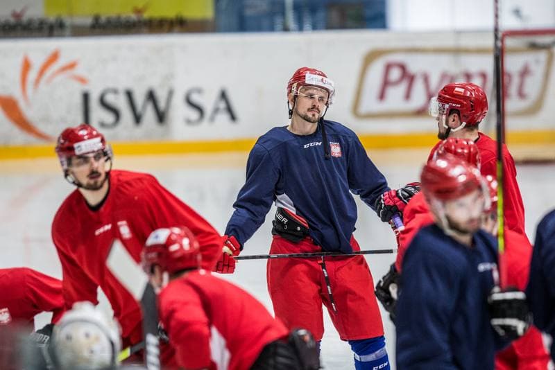 Ice Hockey. Poland national team. Training. 02.11.2020