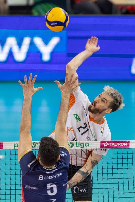 Volleyball. PlusLiga. Jastrzebski Wegiel - Grupa Azoty ZAKSA Kedzierzyn-Kozle. 03.05.2023