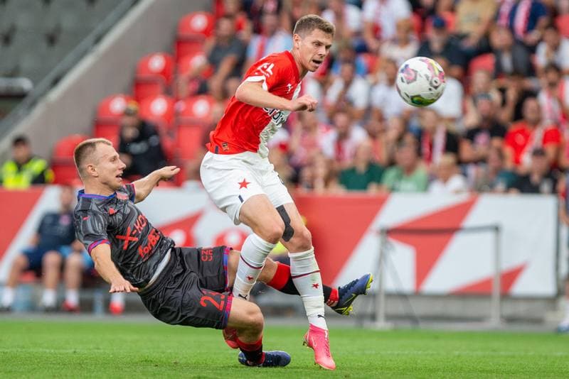 Football. UEFA Conference League. Slavia Prague - Rakow Czestochowa. 25.08.2022