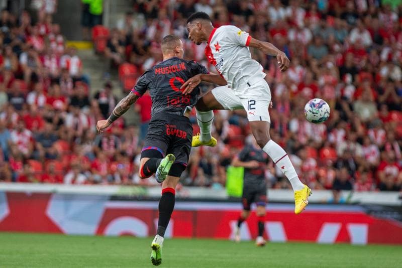 Football. UEFA Conference League. Slavia Prague - Rakow Czestochowa. 25.08.2022