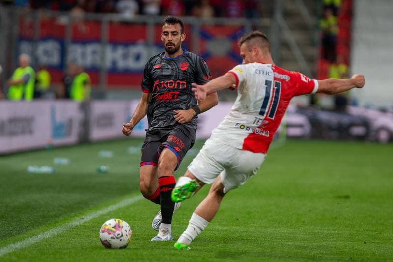 Football. UEFA Conference League. Slavia Prague - Rakow Czestochowa. 25.08.2022