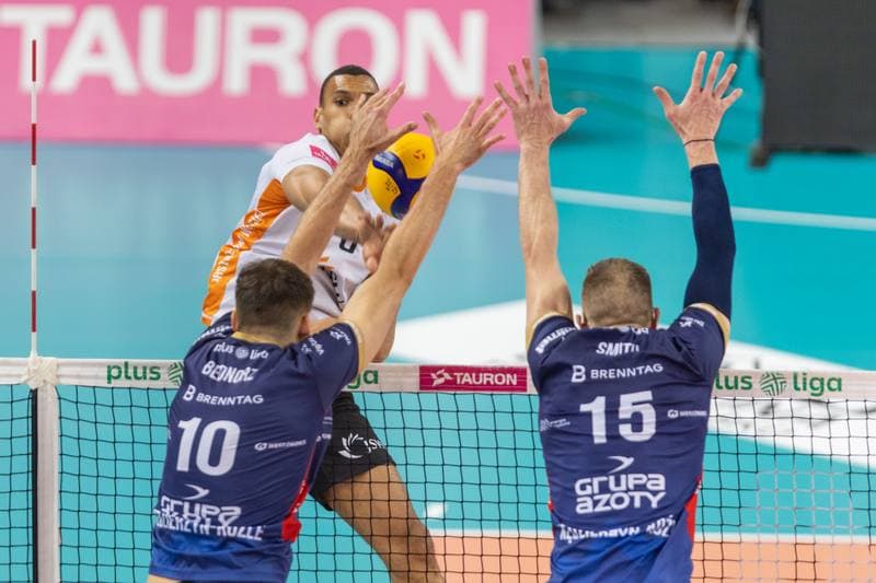 Volleyball. PlusLiga. Jastrzebski Wegiel - Grupa Azoty ZAKSA Kedzierzyn-Kozle. 03.05.2023