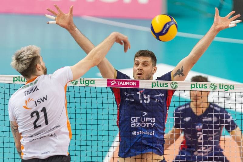 Volleyball. PlusLiga. Jastrzebski Wegiel - Grupa Azoty ZAKSA Kedzierzyn-Kozle. 03.05.2023