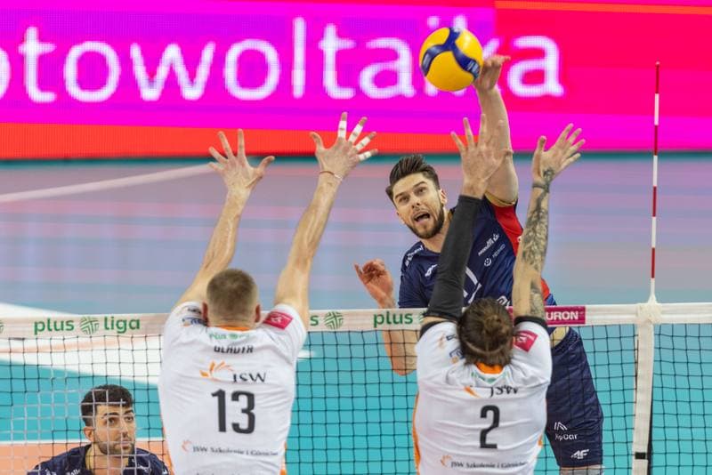 Volleyball. PlusLiga. Jastrzebski Wegiel - Grupa Azoty ZAKSA Kedzierzyn-Kozle. 03.05.2023