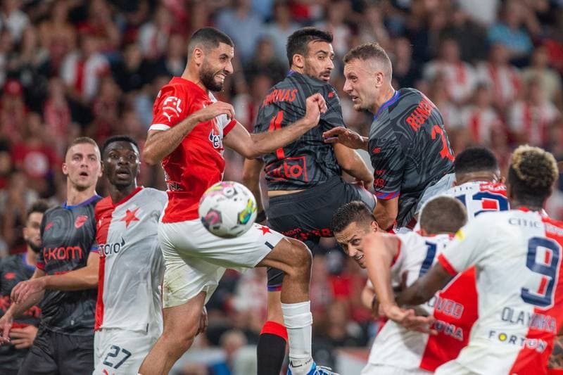 Football. UEFA Conference League. Slavia Prague - Rakow Czestochowa. 25.08.2022