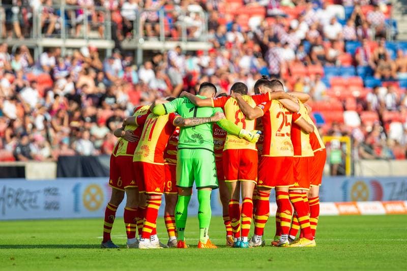 Football. PKO BP Ekstraklasa. Gornik Zabrze - Jagiellonia Bialystok. 26.08.2022