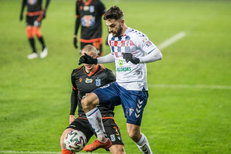 Football. PKO BP Ekstraklasa. Gornik Zabrze - Lech Poznan. 30.01.2021