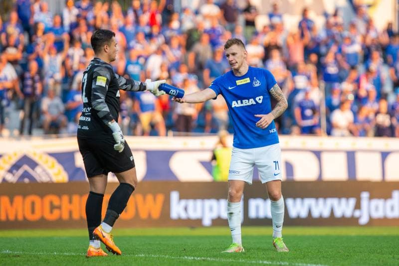 Football. Fortuna I Liga. Ruch Chorzow - Bruk-Bet Termalica Nieciecza. 27.08.2022