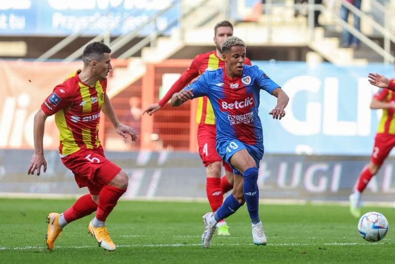 Football. PKO BP Ekstraklasa. Piast Gliwice - Korona Kielce. 12.05.2023