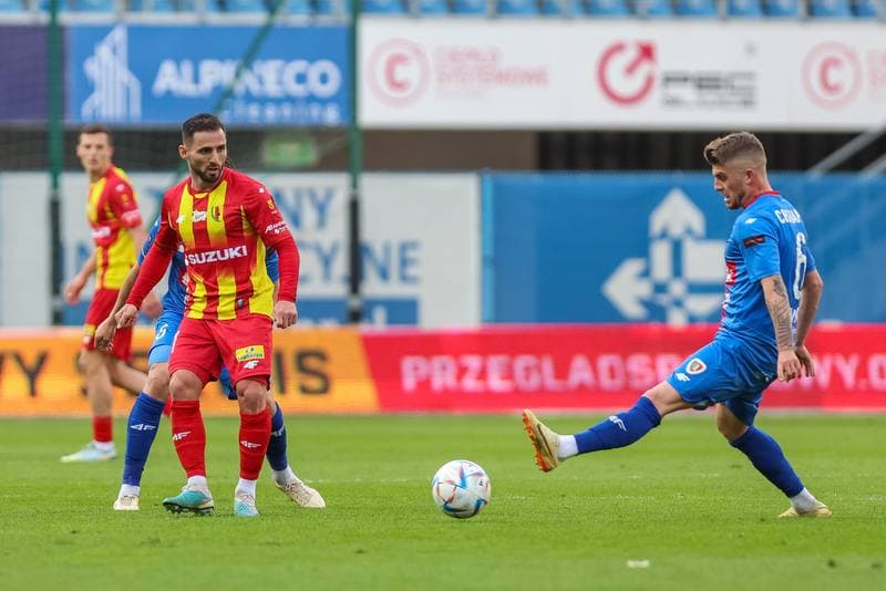 Football. PKO BP Ekstraklasa. Piast Gliwice - Korona Kielce. 12.05.2023