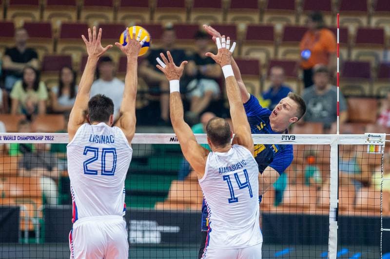 Volleyball. FIVB Men's World Championship. Ukraine - Serbia. 27.08.2022
