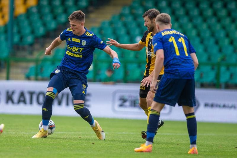 Football. Fortuna I Liga. GKS Katowice - Arka Gdynia. 28.08.2022