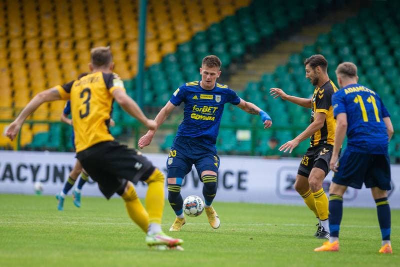 Football. Fortuna I Liga. GKS Katowice - Arka Gdynia. 28.08.2022