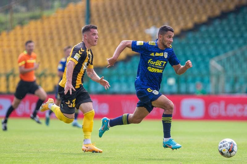 Football. Fortuna I Liga. GKS Katowice - Arka Gdynia. 28.08.2022