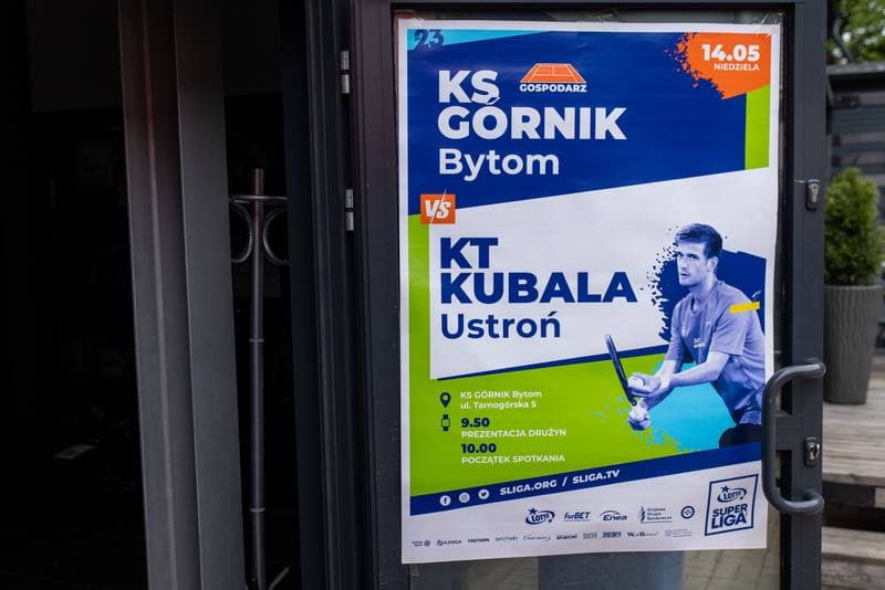 Tennis. Lotto SuperLiga. Gornik Bytom - Kubala Ustron. 14.05.2023